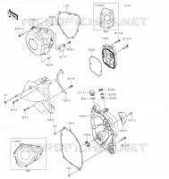 ENGINE COVERS voor Kawasaki Z900RS 2021
