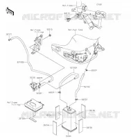 FUEL EVAPORATION SYSTEM voor Kawasaki Z900RS 2021