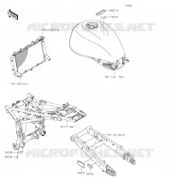 LABELS voor Kawasaki Z900RS 2021
