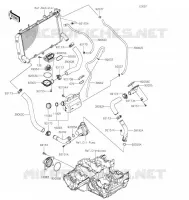 WATER PIPE voor Kawasaki Z900RS 2021