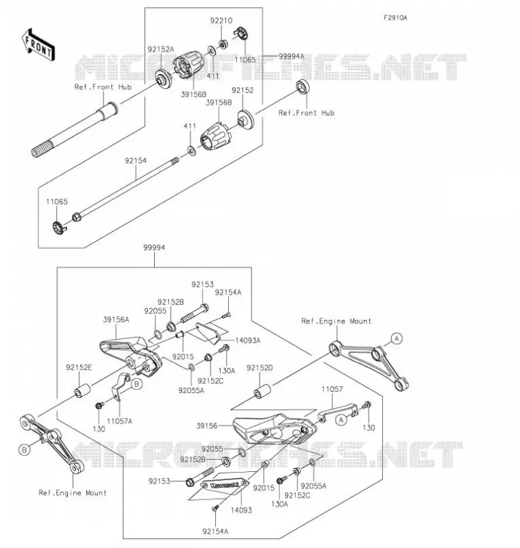 ACCESSORY(Slider) Kawasaki MOTOS 900 2021 Z900RS  ZR900KMFBB
