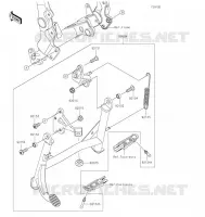 ACCESSORY(Center Stand) voor Kawasaki Z900RS 2021