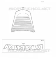 ACCESSORY(DECALS) voor Kawasaki Z900RS 2021