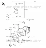 CRANKSHAFT voor Kawasaki Z900RS 2021