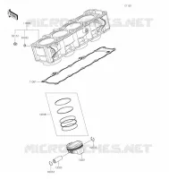 CYLINDER   PISTON  voor Kawasaki Z900RS 2021