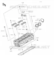 CYLINDER HEAD voor Kawasaki Z900RS 2021
