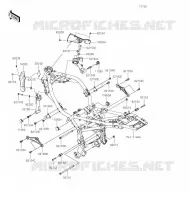 ENGINE MOUNT voor Kawasaki Z900RS 2021