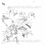 FRAME PARTS (COUVERTURE) voor Kawasaki Z900RS 2021
