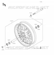FRONT HUB voor Kawasaki Z900RS 2021
