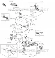 FUEL TANK voor Kawasaki Z900RS 2021