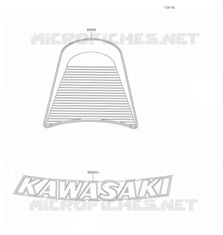 ACCESSORY(DECALS) Kawasaki MOTOS 900 2021 Z900RS CAFE  ZR900LMFNN