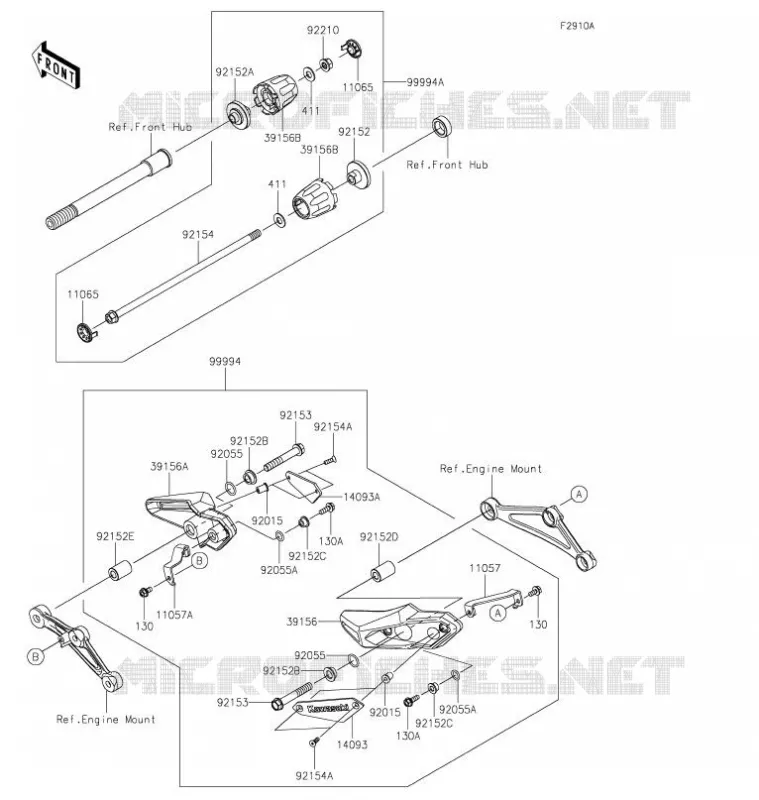ACCESSORY(Slider) Kawasaki MOTOS 900 2021 Z900RS CAFE  ZR900LMFNN