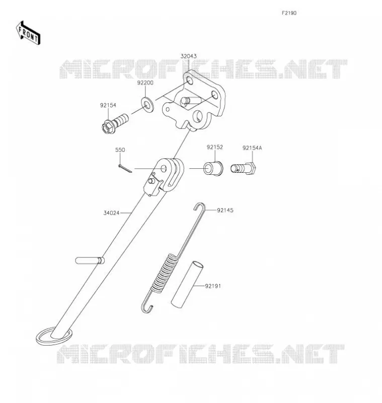 STAND(s) Kawasaki MOTOS 1000 2021 NINJA ZX-10RR  ZX1002NMFNN