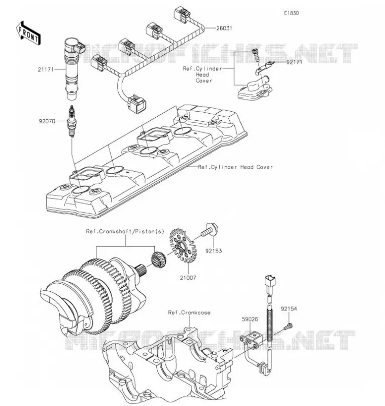 IGNITION SYSTEM Kawasaki MOTOS 1400 2021 ZZR1400  ZX1400JMFNL