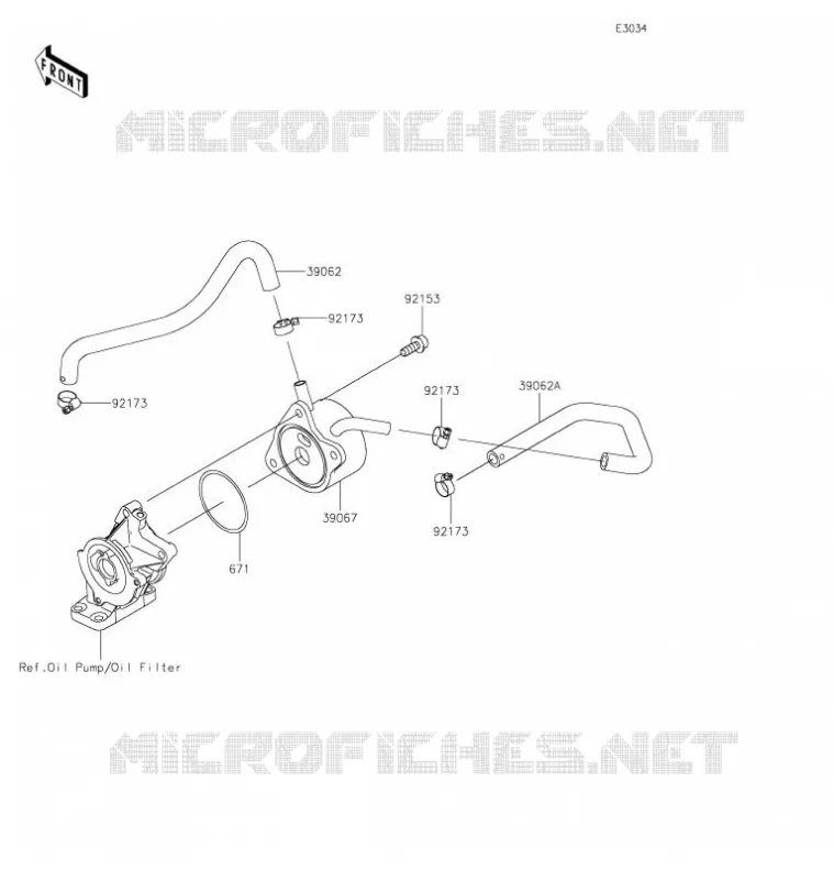 OIL RADIATOR Kawasaki MOTOS 636 2021 NINJA ZX-6R  ZX636HMFNN
