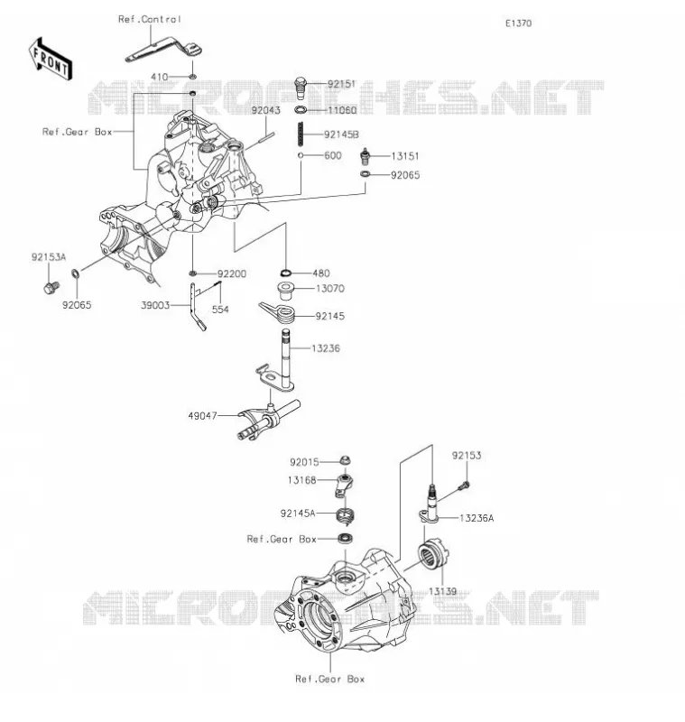 SHIFT Kawasaki SSV 400 2021 MULE SX  KAF400JMFNN