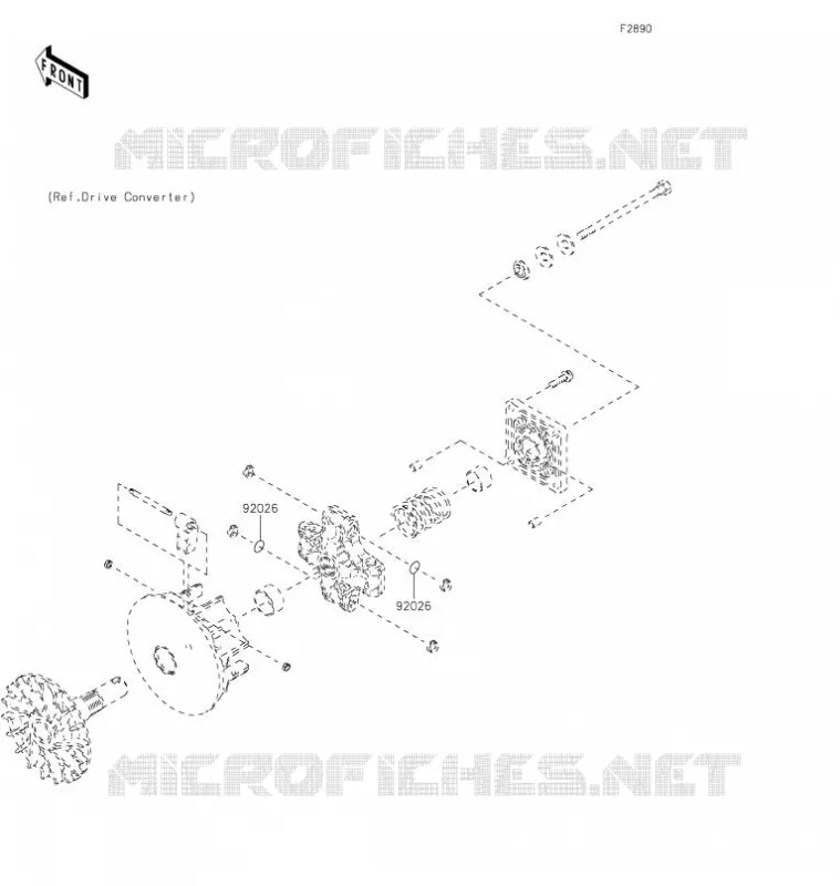 OPTION PARTS(MOTEUR) Kawasaki SSV 400 2021 MULE SX 4X4  KAF400RMFNN