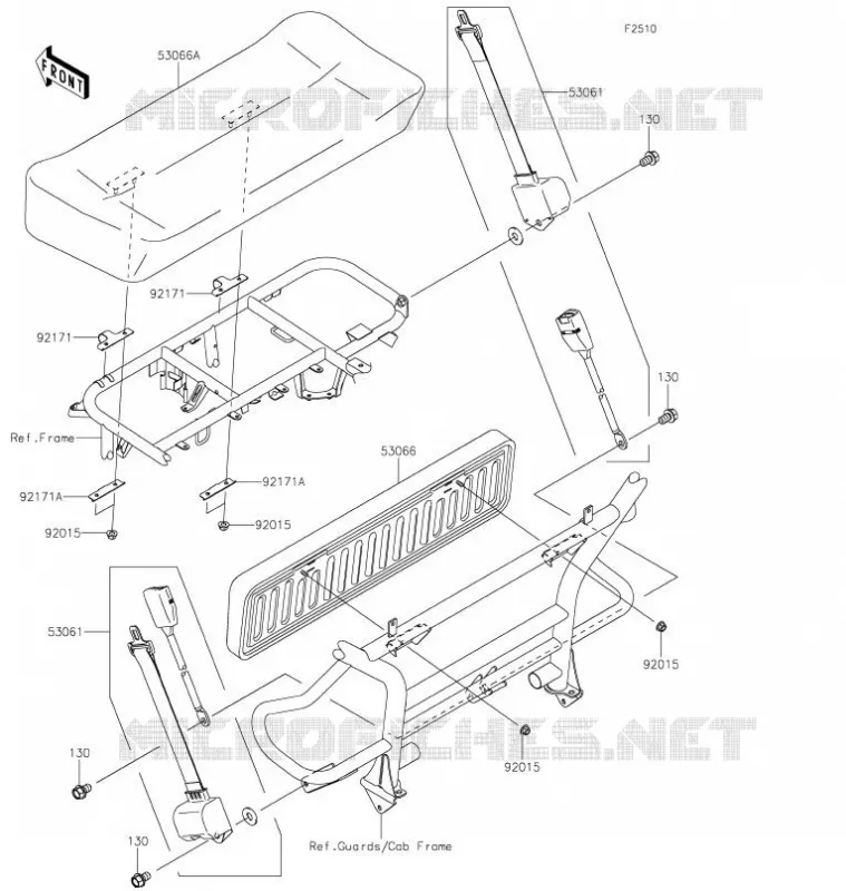 SEAT Kawasaki SSV 400 2021 MULE SX 4X4  KAF400WMFNN