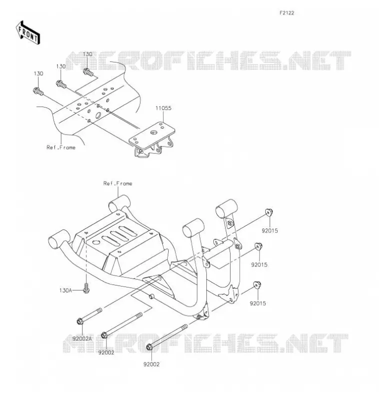 ENGINE MOUNT Kawasaki SSV 620 2021 MULE 4000  KAF620PMFNN