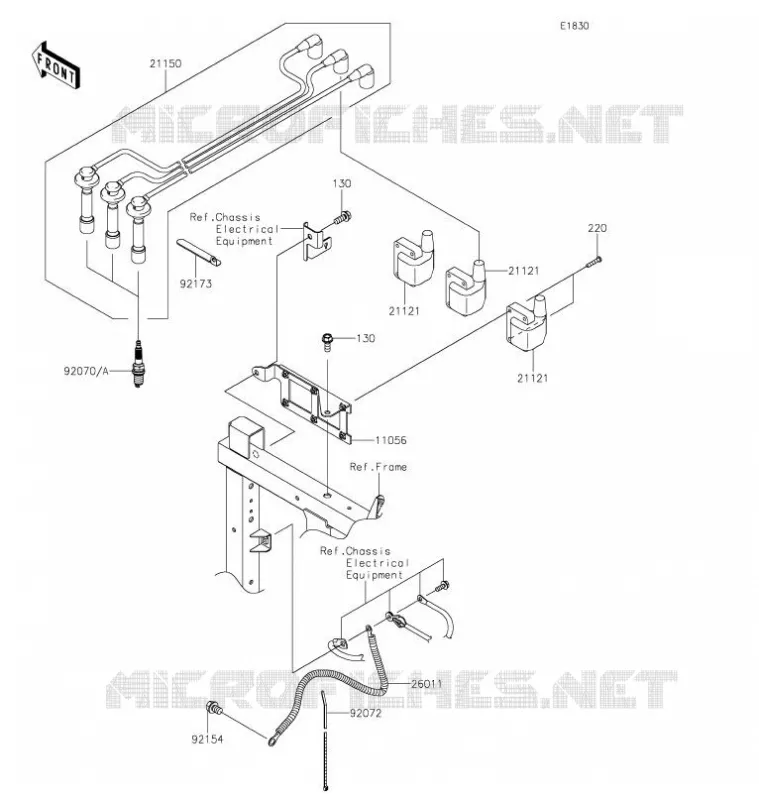 IGNITION SYSTEM Kawasaki SSV 820 2021 MULE PRO-FXT  KAF820AMFNN