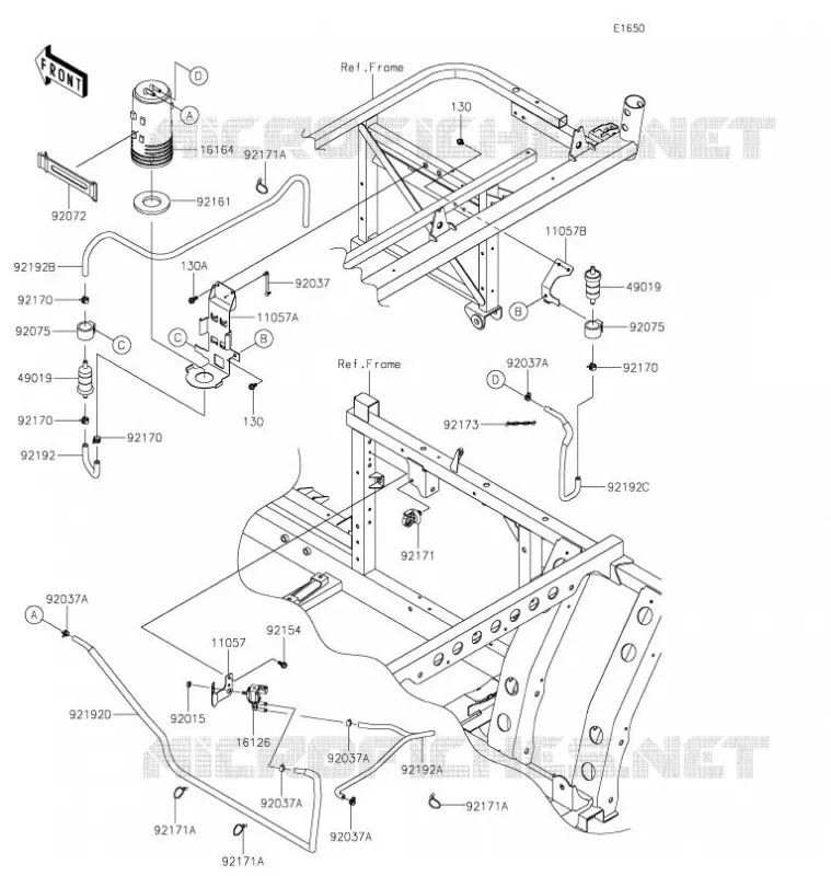 FUEL EVAPORATION SYSTEM(CA) Kawasaki SSV 820 2021 MULE PRO-FX  KAF820FMFNN