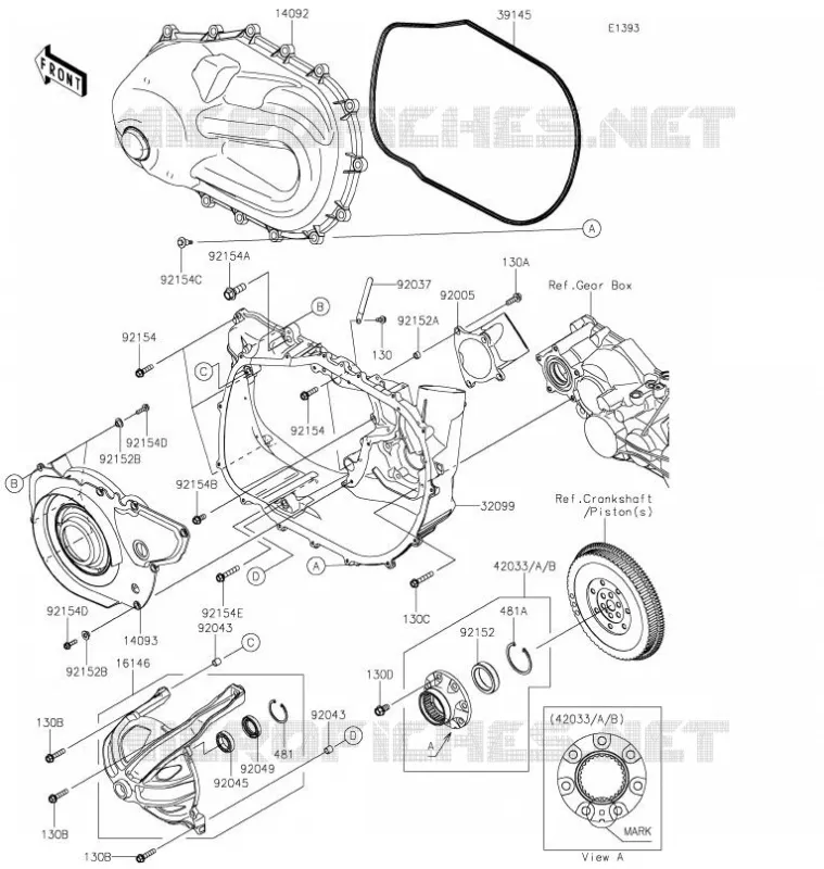 CONVERTER COVER Kawasaki SSV 820 2021 MULE PRO-FX  KAF820GMFNN