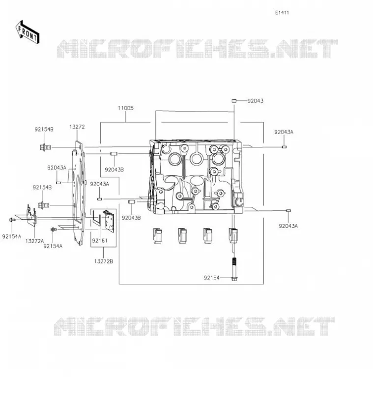 CRANKCASE(S) Kawasaki SSV 820 2021 MULE PRO-FXR  KAF820KMFNN