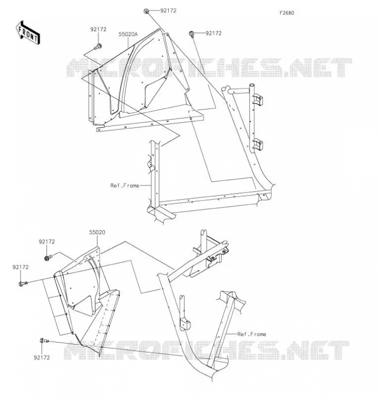PROTECTION(S) Kawasaki SSV 800 2021 TERYX  KRF800FMFNN