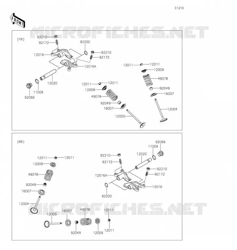VALVE Kawasaki SSV 800 2021 TERYX4  KRT800GMFNN