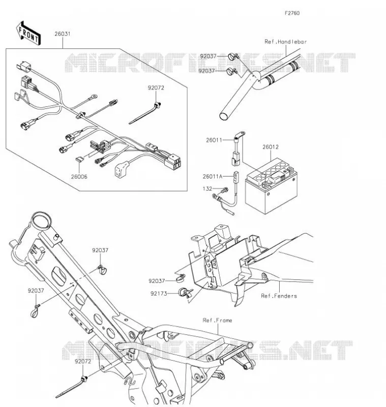 CHASSIS ELECTRICAL EQUIPMENT Kawasaki TOUT-TERRAIN 110 2021 KLX110L  KLX110DMFNN