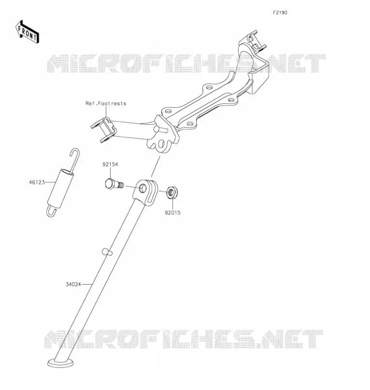 STAND Kawasaki TOUT-TERRAIN 110 2021 KLX110L  KLX110DMFNN