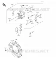 FRONT BRAKE voor Kawasaki KLX140L 2021