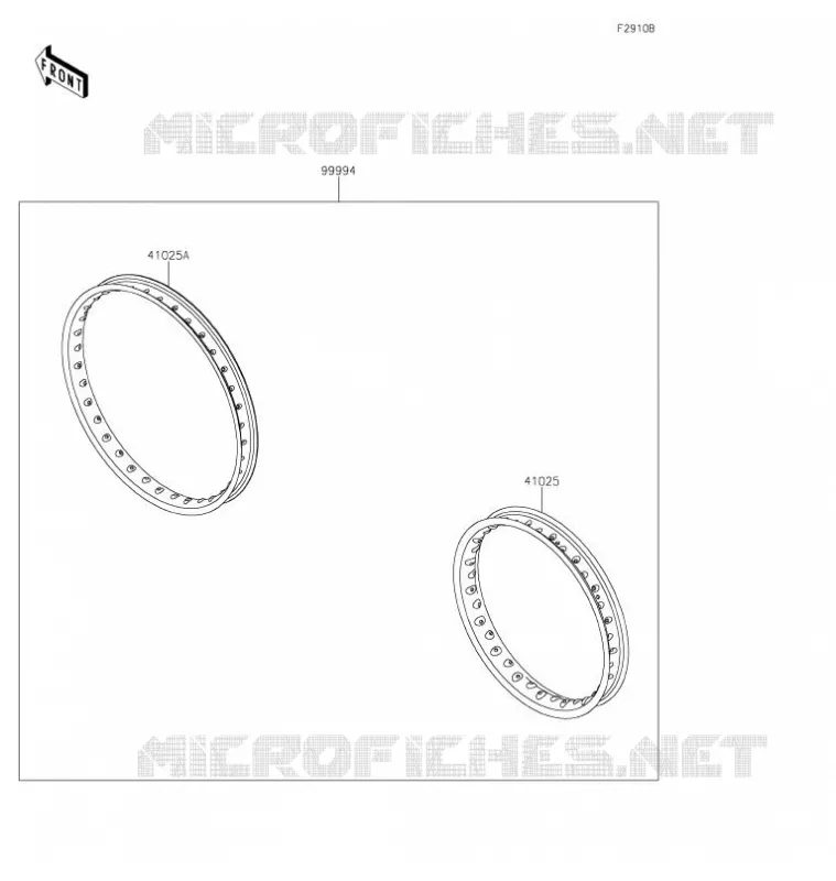 ACCESSORY(Rim) Kawasaki TOUT-TERRAIN 230 2021 KLX230R  KLX230EMFNN