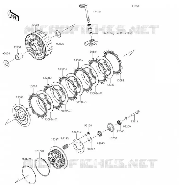 CLUTCH Kawasaki TOUT-TERRAIN 230 2021 KLX230R  KLX230EMFNN
