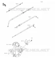 CABLES voor Kawasaki Z125 2022