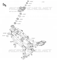 CHASSIS voor Kawasaki Z125 2022
