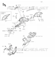 COWLING voor Kawasaki Z125 2022