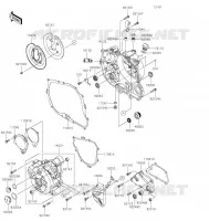 ENGINE COVERS voor Kawasaki Z125 2022
