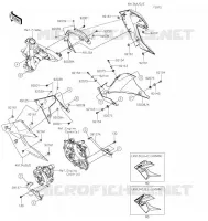 LOWER COWLING voor Kawasaki Z125 2022