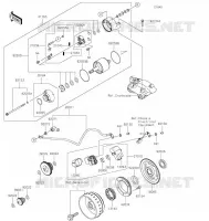 STARTER MOTOR voor Kawasaki Z125 2022