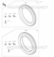 TIRES voor Kawasaki Z125 2022