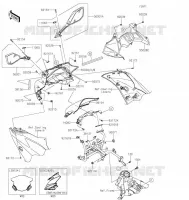 COWLING voor Kawasaki NINJA 125 2022