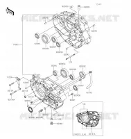 CRANKCASE(S) voor Kawasaki NINJA 125 2022