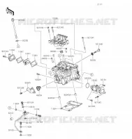 CYLINDER HEAD voor Kawasaki NINJA 125 2022