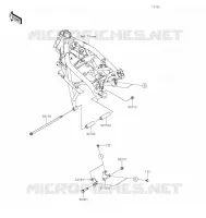 ENGINE MOUNT voor Kawasaki NINJA 125 2022