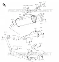 EXHAUST voor Kawasaki NINJA 125 2022