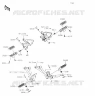 FOOTREST voor Kawasaki NINJA 125 2022