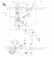 FRONT MASTER CYLINDER voor Kawasaki NINJA 125 2022