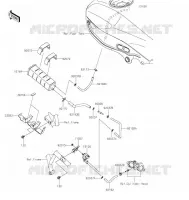 FUEL EVAPORATION SYSTEM voor Kawasaki NINJA 125 2022