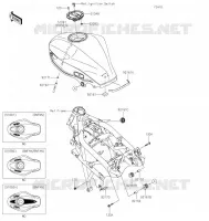 FUEL TANK voor Kawasaki NINJA 125 2022